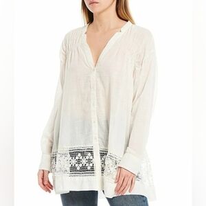 NWT Free People Green Gardens Tunic
